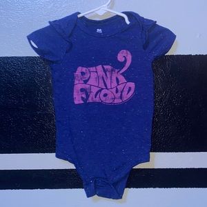 Color: blue and purple - Size: 6-9 Months - Pink Floyd Onesie with ruffles